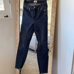 J. crew 9” high-rise toothpick jeans